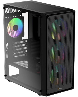 Корпус OCYPUS GAMMA C50 BK ARGB (GAMMA-C50-BKG400XX-GL) 