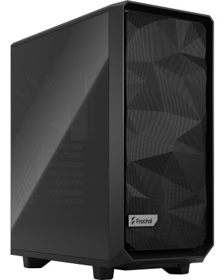 Корпус Fractal Design Meshify 2 Compact Dark Tempered Glass Black (FD-C-MES2C-02)