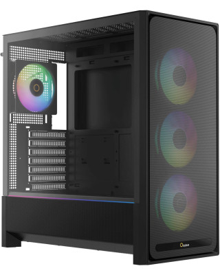 Корпус OCYPUS DELTA C70 BK ARGB (DELTA-C70-BKG400XX-GL) 
