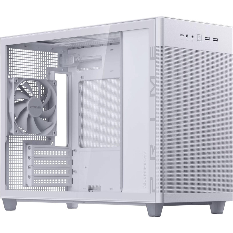 Корпус Asus Prime AP201 White Tempered Glass без BP (90DC00G3-B39010)