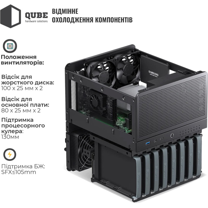 Корпус JONSBO N3 Black