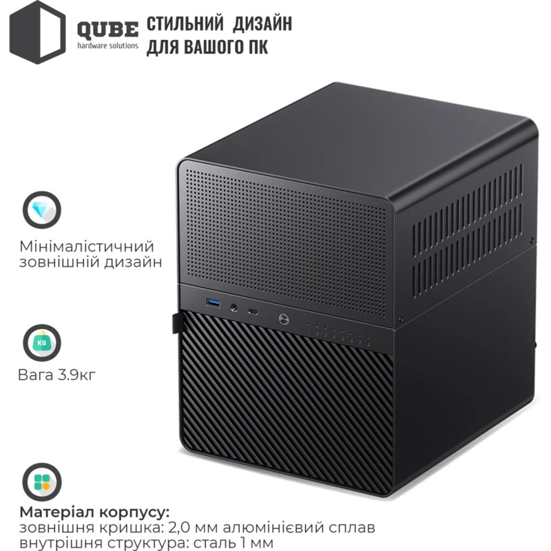 Корпус JONSBO N3 Black