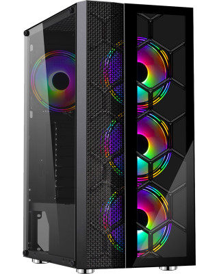 Корпус Frime Nucleus-U3-GLS-4DTRMLT16.6WP