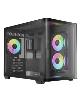 Корпус OCYPUS IOTA C50 BK CURVE ARGB DIGITAL (IOTA-C50-BKD300CD-GL) 