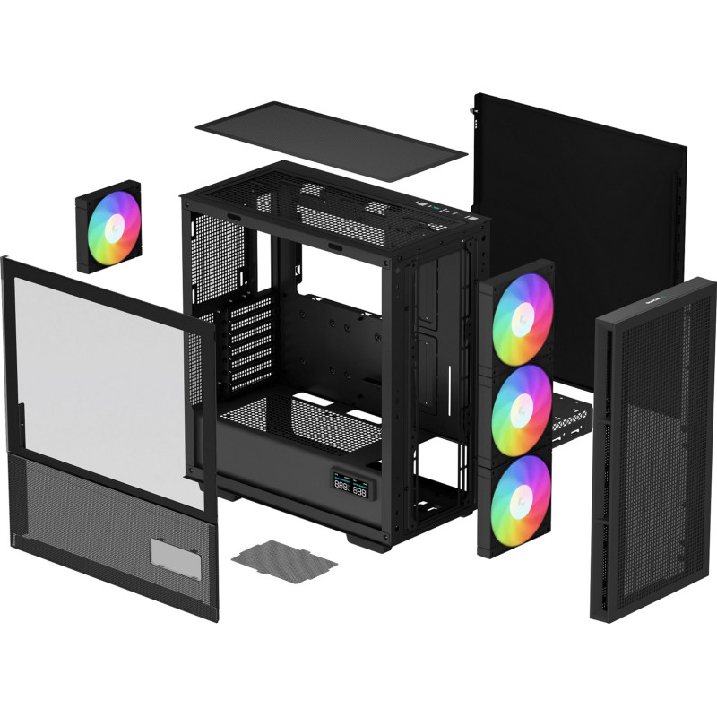 Корпус DeepCool CH560 Digital Black (R-CH560-BKAPE4D-G-1) 