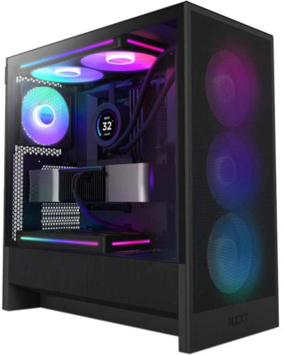 Корпус NZXT H5 Flow RGB (CC-H52FB-R1) Black