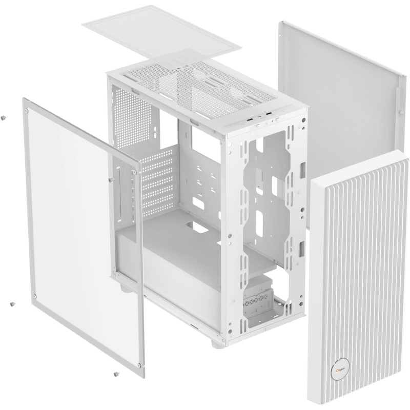 Корпус OCYPUS GAMMA C70 WH ARGB (GAMMA-C70-WHG400XX-GL) 