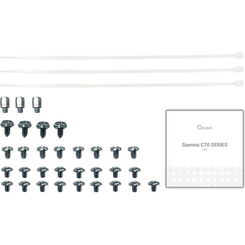Корпус OCYPUS GAMMA C70 WH ARGB (GAMMA-C70-WHG400XX-GL) 