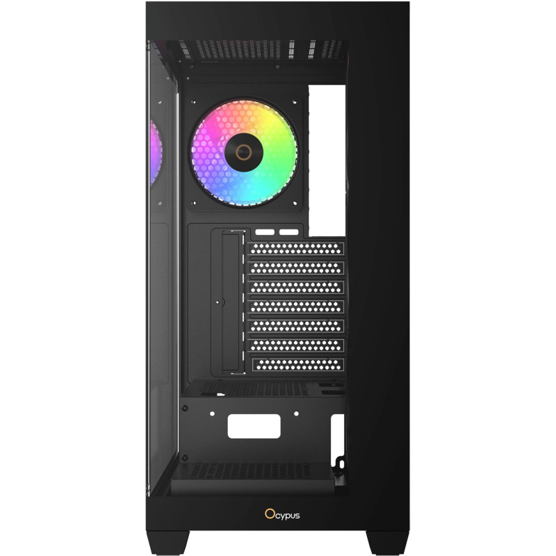 Корпус OCYPUS GAMMA C72 BK ARGB (GAMMA-C72-BKD400XX-GL)