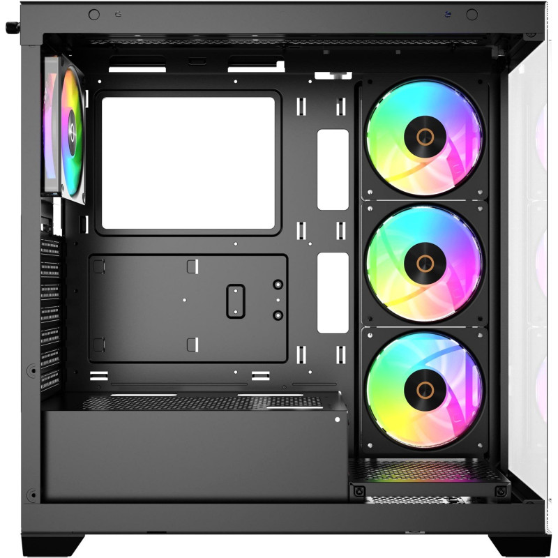 Корпус OCYPUS GAMMA C72 BK ARGB (GAMMA-C72-BKD400XX-GL)