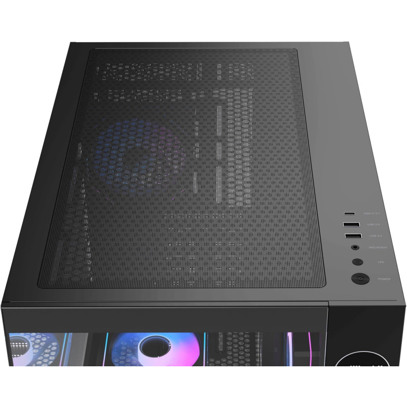Корпус OCYPUS IOTA C70 BK ARGB (IOTA-C70-BKD600XX-GL) 