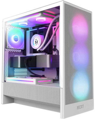 Корпус NZXT H5 Flow RGB White (CC-H52FW-R1)