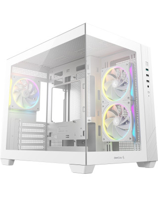 Корпус DeepCool CG330 3F White (R-CG330-WHNGM3-G) 