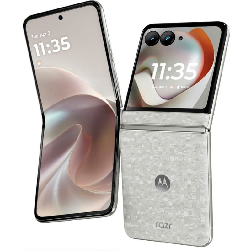 Мобільний телефон Motorola Razr 70 8/256GB Bright White (PBB60008PL)