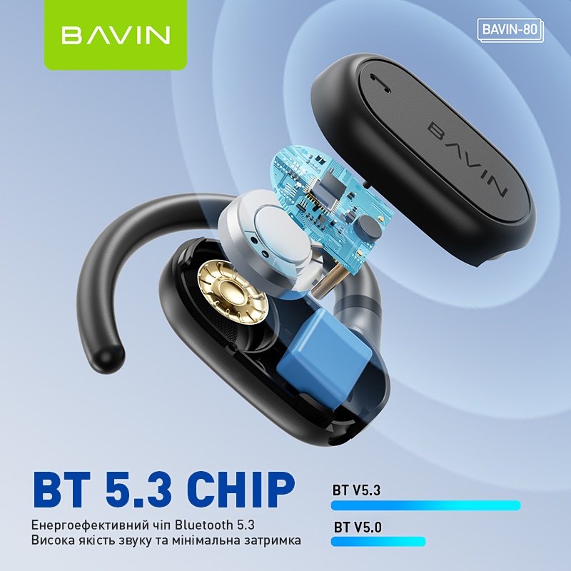 Навушники BAVIN BAVIN-80 Hi-Res Black (HB-BA-80-BK)