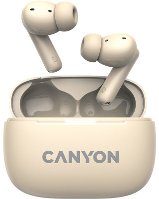 Наушники Canyon TWS-10 OnGo ANC ENC Beige (CNS-TWS10BG)
