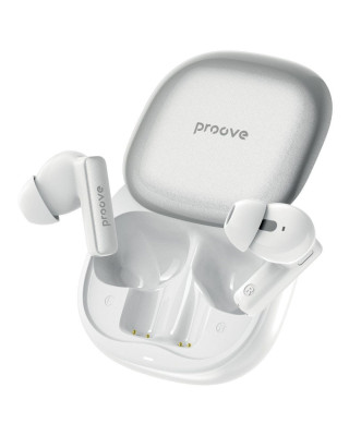 Навушники TWS Proove NoLimit TWS with Hybrid ANC (APP) White/Silver (TWNL0001AP26)