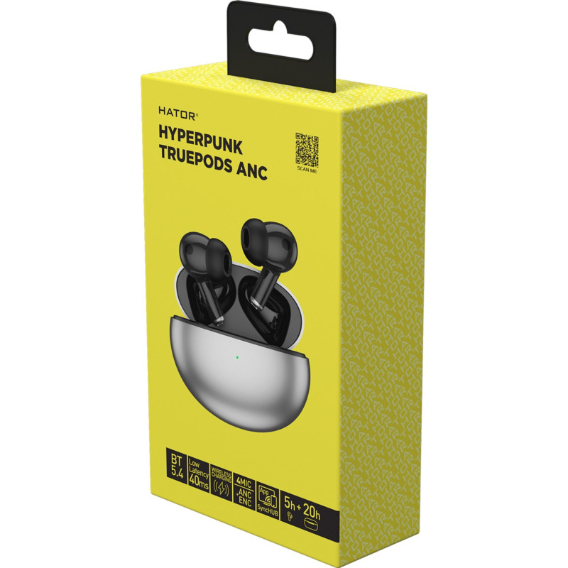 Навушники Hator Hyrerpunk Truepods Synchub Black (HTA430)