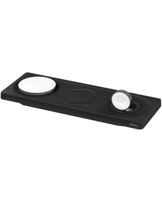 Беспроводное зарядное устройство Belkin 3in1 MagSafe PRO Black (WIZ016VFBK)