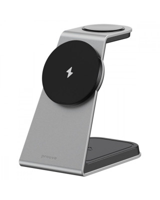 Бездротовий ЗП Proove Omni Power 3 in 1 gray (WSOP15020003)