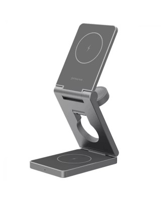Беспроводное зарядное устройство Proove Titan Volt 3 in 1  Gray (WSTV15000003)