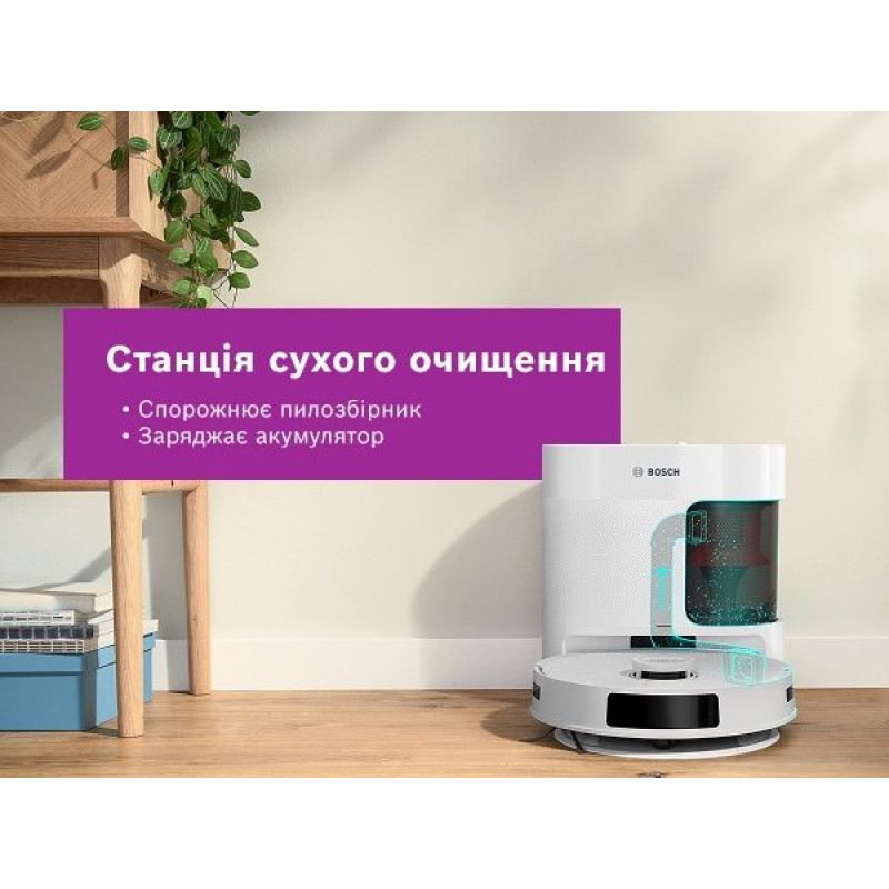 Робот-пылесос Bosch Spotless+ BCRD1W