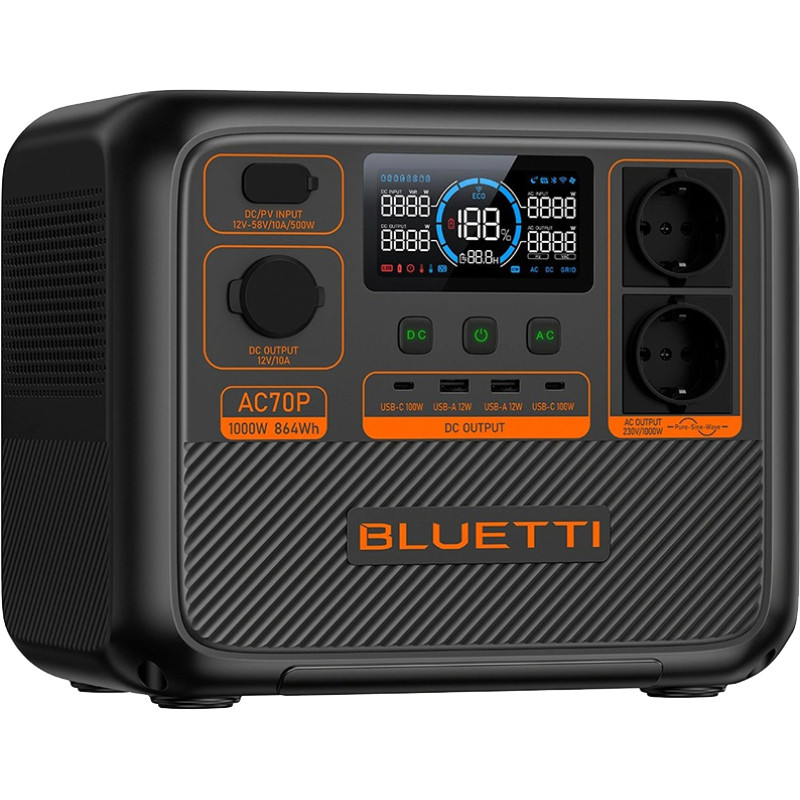 Зарядная станция BLUETTI AC70P 