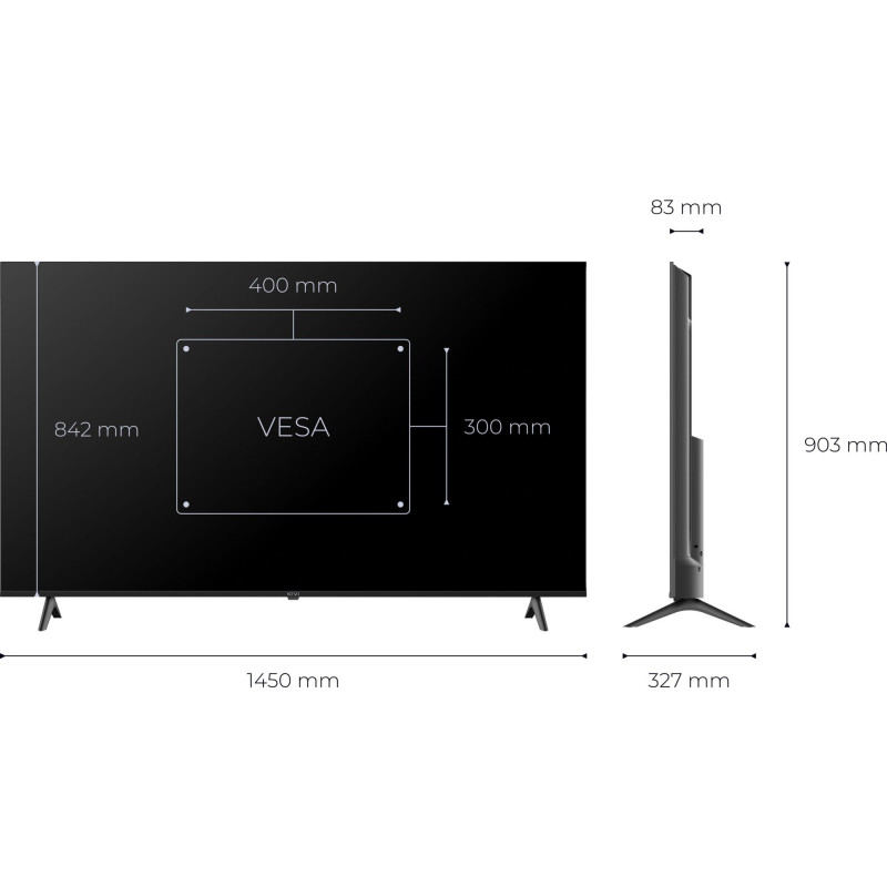 Телевізор KIVI 65U7000MB