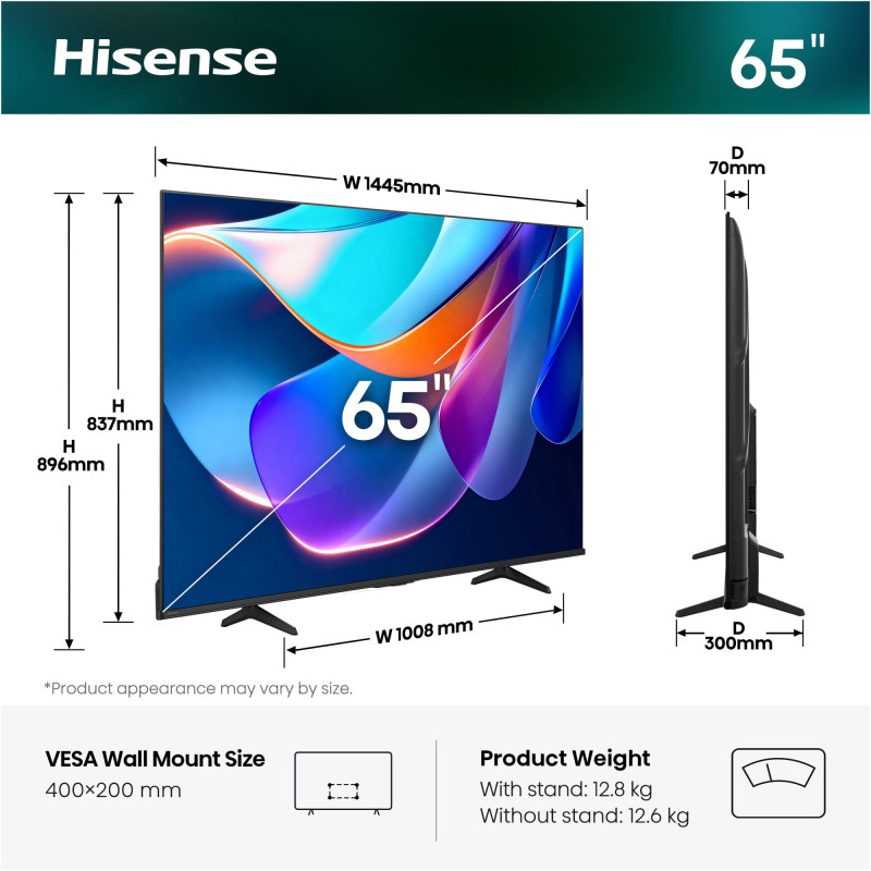 Телевізор HISENSE 65A6S