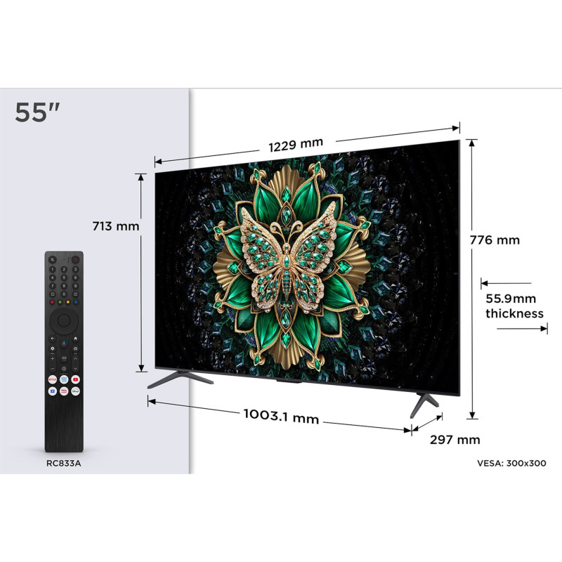 Телевизор TCL 55C6K