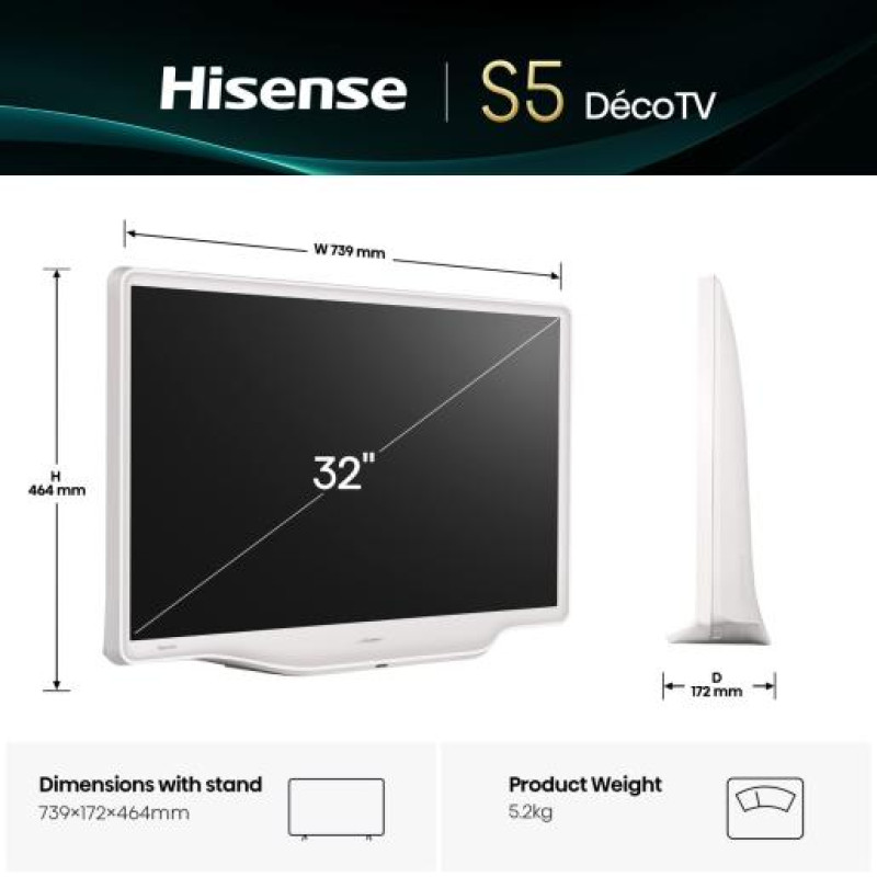 Телевізор HISENSE 32S5Q