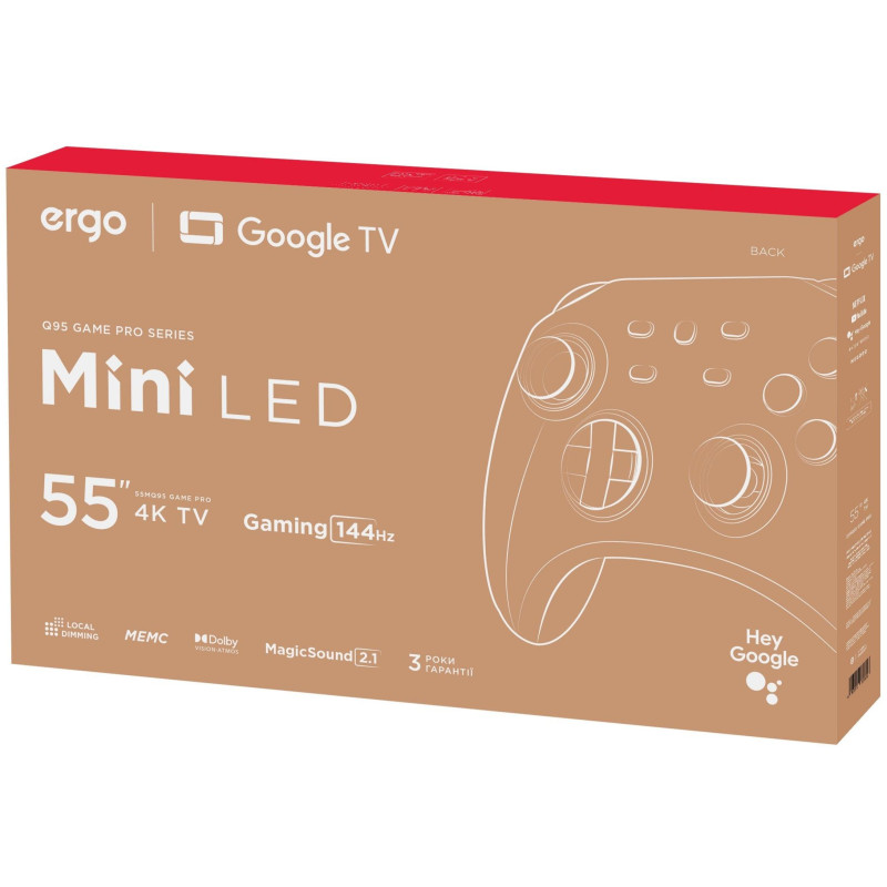 Телевизор ERGO 55MQ95 Game PRO