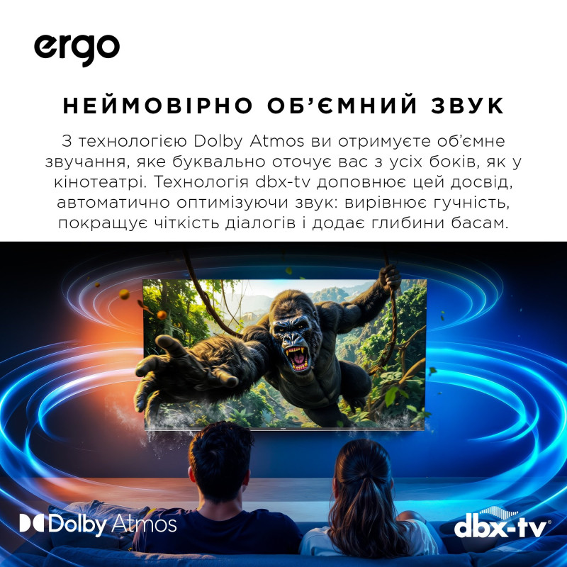 Телевізор ERGO 55JUQ7555